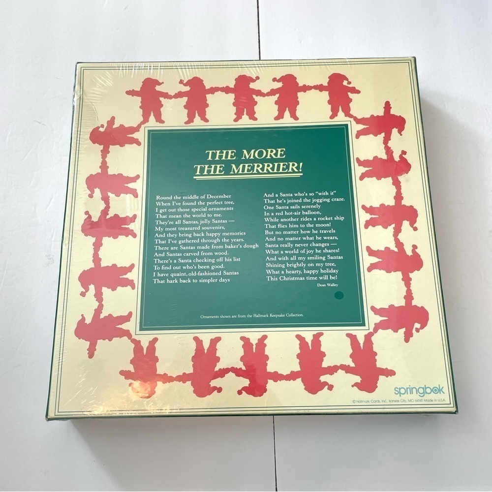 VTG Hallmark Springbok The More the Merrier 1000 pc Christmas puzzle new - Picture 2 of 15